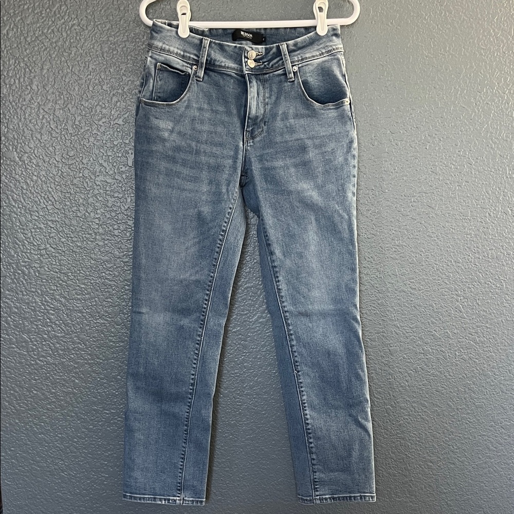 Hudson Jeans Light Blue Straight Leg Denim Sz 4